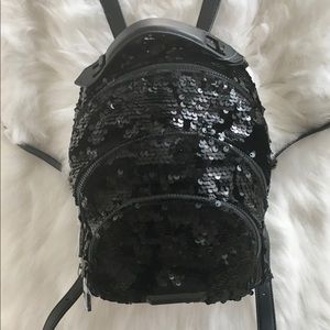 SOLD KENDAL KYLIE SLOANE MINI SEQUIN BACKPACK $175